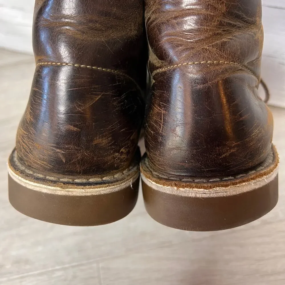 Clarks Shoes Mens Size US 9M / EU 42 Bushacre 2 Chukka Boots in Brown Leather